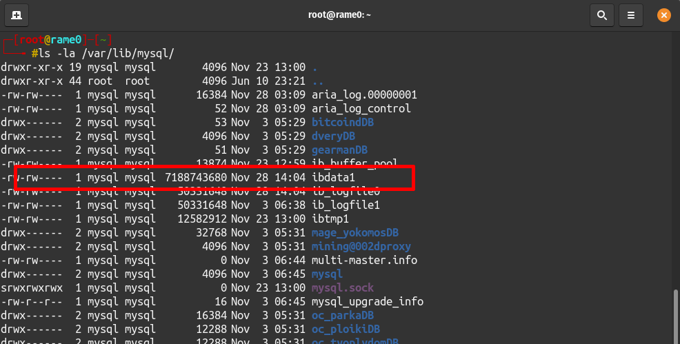 Борьба с разросшимся ibdata1 файлом MySQL